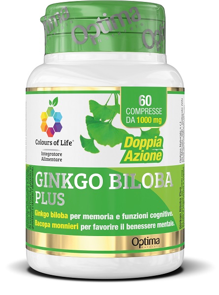 COLORUS OF LIFE GINKGO BILOBA PLUS 60 COMPRESSE 1000 MG - Farmacia Del Monaco