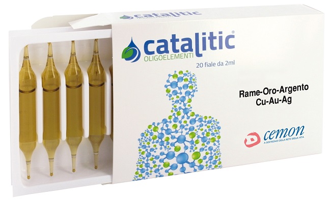 CATALITIC OLIGOELEMENTI RAME ORO ARGENTO CU-AU-AG 20 AMPOLLE - Farmacia Del Monaco