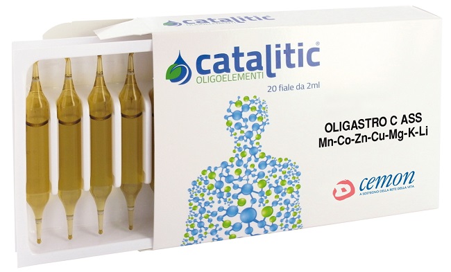 CATALITIC OLIGOELEMENTI OLIGATRO MN-CO-ZN-CU-MG-K-LI 20 AMPOLLE - Farmacia Del Monaco