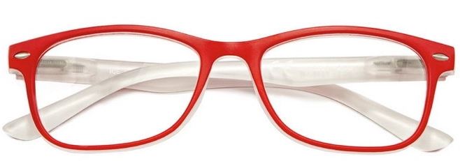 OCCHIALE DA LETTURA PREMONTATO TWINS GOLD ICE ROSSO +2,50 - Farmacia Del Monaco