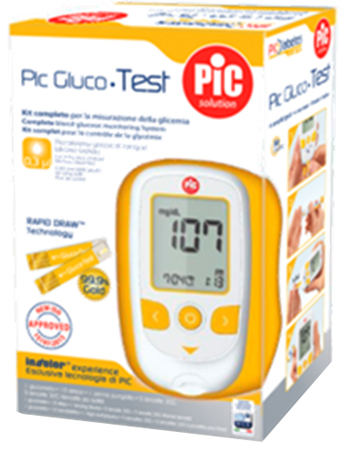 PIC GLUCOTEST KIT GLUCOMETRO - Farmacia Del Monaco