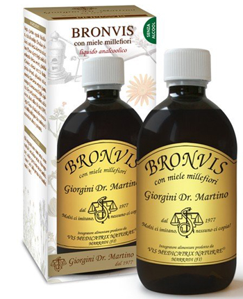 BRONVIS CON MIELE MILLEFIORI 500 ML - Farmacia Del Monaco
