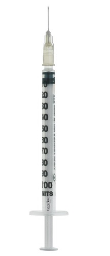 SIRINGA PER INSULINA EXTRAFINE 1ML 100 UI AGO REMOVIBILE 27 GAUGE 0,40X12 MM 1 PEZZO - Farmacia Del Monaco