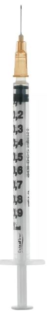 SIRINGA PER INSULINA EXTRAFINE TUB 1ML 100 UI AGO REMOVIBILE 26 GAUGE 0,45X12 MM 1 PEZZO - Farmacia Del Monaco