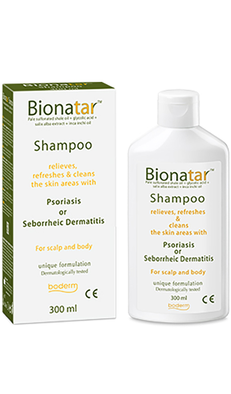 BIONATAR SHAMPOO INDICATO IN PRESENZA DI SINTOMI DI PSORIASI O DERMATITE SEBORROICA 300 ML CE - Farmacia Del Monaco