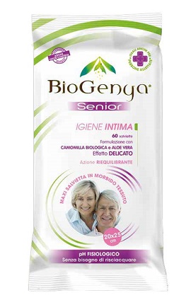 BIOGENYA SENIOR INTIMA 60 SALVIETTINE - Farmacia Del Monaco