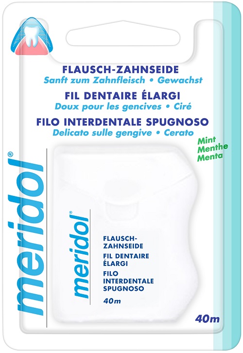 MERIDOL EXPANDED FILO INTERDENTALE 40 METRI - Farmacia Del Monaco