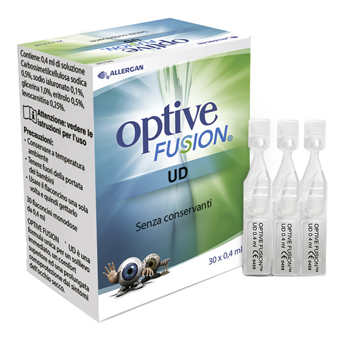 OPTIVE FUSION UD SOLUZIONE OFTALMICA STERILE 30 FLACONCINI MONODOSE 0,4 ML - Farmacia Del Monaco