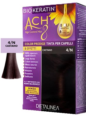 BIOKERATIN ACH8 COLOR PRODIGE 4/N CASTANO - Farmacia Del Monaco