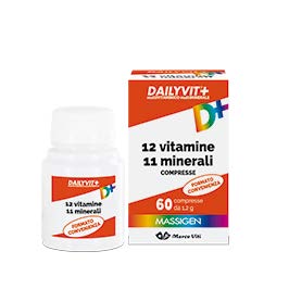 MASSIGEN DAILYVIT 12 VITAMINE 11 MINERALI 60 COMPRESSE RIVESTITE - Farmacia Del Monaco