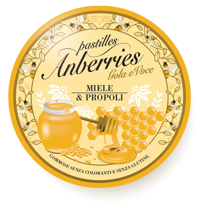 ANBERRIES MIELE PROPOLI 55 G - Farmacia Del Monaco