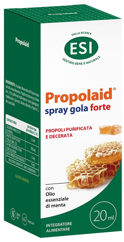 ESI PROPOLAID SPRAY GOLA FORTE 20 ML - Farmacia Del Monaco
