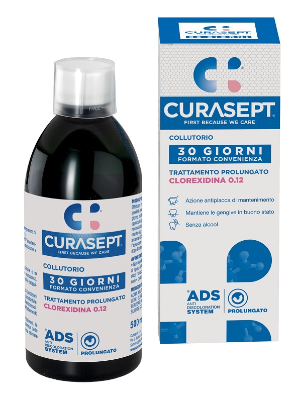 CURASEPT ADS COLLUTORIO 0,12 500 ML - Farmacia Del Monaco