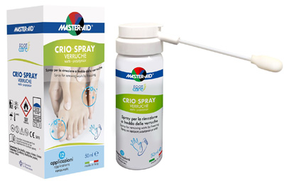 CRIO SPRAY VERRUCHE MASTER-AID FOOTCARE 50 ML E1 - Farmacia Del Monaco