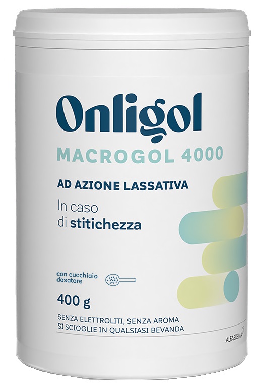 ONLIGOL MACROGOL 4000 400 G SENZA ZUCCHERO - Farmacia Del Monaco