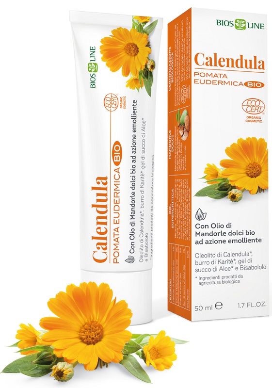 BIOSLINE CALENDULA POMATA EUDERMICA BIO 50 ML - Farmacia Del Monaco