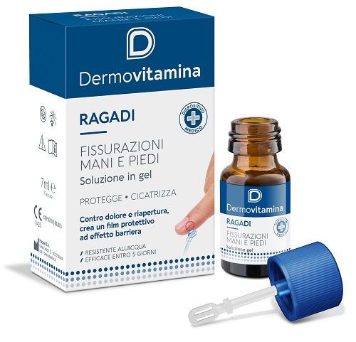 DERMOVITAMINA RAGADI GEL MANI E PIEDI 7 ML - Farmacia Del Monaco