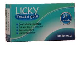 LICKY CARAMELLE ADULTI PER TOSSE E GOLA SENZA ZUCCHERO 70 G - Farmacia Del Monaco