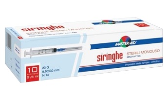 SIRINGA PER VENIPUNTURA MASTER-AID 10 ML GAUGE 21 10 PEZZI - Farmacia Del Monaco