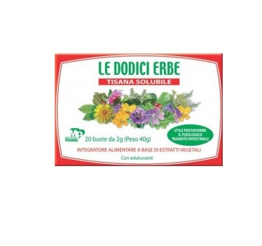 LE DODICI ERBE 20 BUSTINE - Farmacia Del Monaco