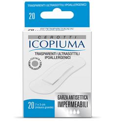 ICOPIUMA CEROTTO TRASPARENTE GRANDE 20 PEZZI - Farmacia Del Monaco
