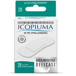 ICOPIUMA CEROTTO IN TESSUTO NON TESSUTO GRANDE 20 PEZZI - Farmacia Del Monaco