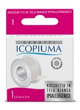 ICOPIUMA CEROTTO IN ROCCHETTO BIANCO 2,5X500 CM - Farmacia Del Monaco