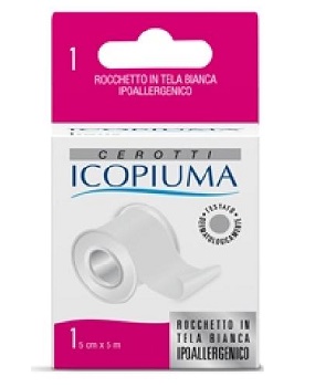 ICOPIUMA CEROTTO IN ROCCHETTO BIANCO CM 5X500 CM - Farmacia Del Monaco