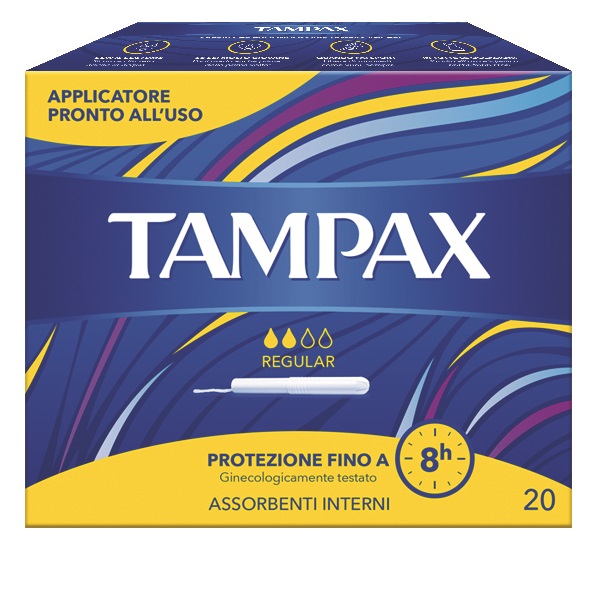 TAMPAX BLUE BOX REGULAR 20 PEZZI - Farmacia Del Monaco