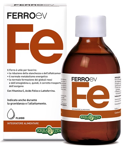 FERRO EV FLUIDO 250 ML - Farmacia Del Monaco