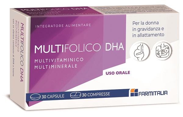 MULTIFOLICO DHA 30 CAPSULE + 30 COMPRESSE - Farmacia Del Monaco