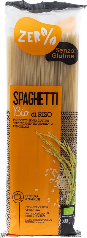 ZERO% GLUTINE PASTA RISO SPAGHETTI SENZA GLUTINE BIO 500 G - Farmacia Del Monaco