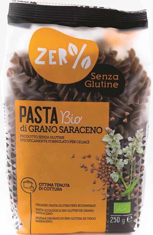 ZERO% GLUTINE FUSILLI GRANO SARACENO INTEGRALE SENZA GLUTINE250 G - Farmacia Del Monaco