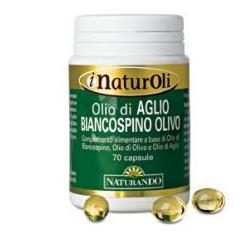 NATUROLI OLIO DI AGLIO BIANCOSPINO OLIVO 70 PERLE - Farmacia Del Monaco