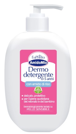 EUPHIDRA AMIDOMIO DERMODETERGENTE 0/5 ANNI 400 ML - Farmacia Del Monaco