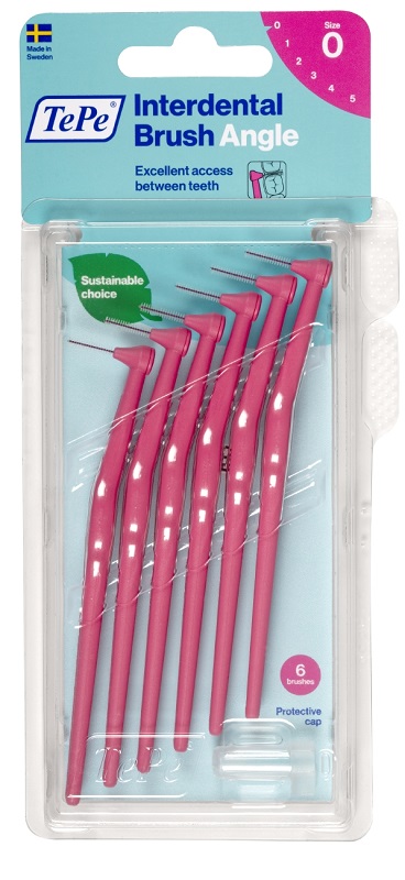 TEPE ANGLE SCOVOLINO ROSA 0,4MM 6 PEZZI - Farmacia Del Monaco