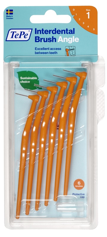 TEPE ANGLE SCOVOLINO ARANCIO 0,45MM 6 PEZZI - Farmacia Del Monaco