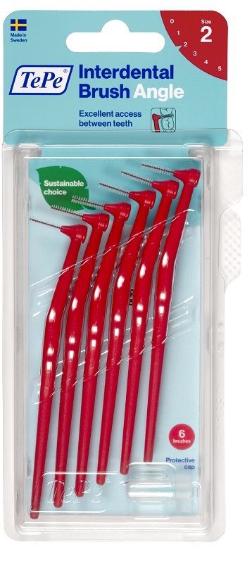 TEPE ANGLE SCOVOLINO ROSSO 0,5MM 6 PEZZI - Farmacia Del Monaco