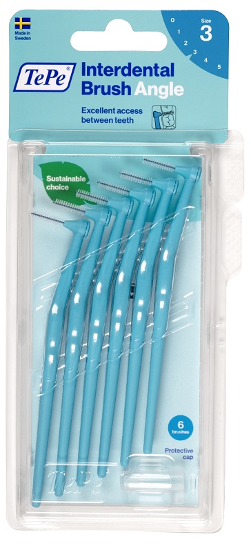 TEPE ANGLE SCOVOLINO BLU 0,6MM 6 PEZZI - Farmacia Del Monaco