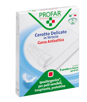 CEROTTO TESSUTO NON TESSUTO DELICATO 1 STRISCIA 50X8 CM PROFAR - Farmacia Del Monaco