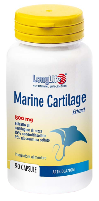 LONGLIFE MARINE CARTILAGE 90 CAPSULE DI GELATINA - Farmacia Del Monaco