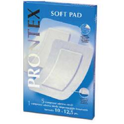 GARZA COMPRESSA PRONTEX SOFT PAD 10X12,5 6 PEZZI (5 TNT + 1 IMPERMEABILE AQUA PAD) - Farmacia Del Monaco