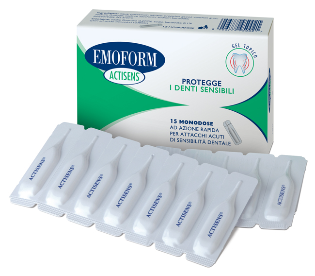 EMOFORM ACTISENS GEL 15 FIALE DA 2 ML - Farmacia Del Monaco