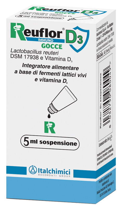 REUFLOR D3 GOCCE 5 ML - Farmacia Del Monaco