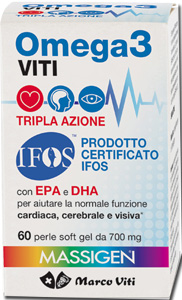 OMEGA3 VITI TRIPLA AZIONE 60 PERLE - Farmacia Del Monaco