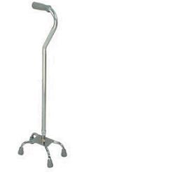 BASTONE QUADRIPODE A BASE STRETTA 1 PEZZO - Farmacia Del Monaco