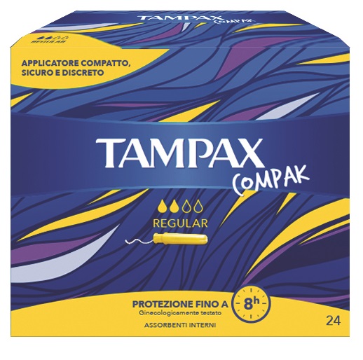 TAMPAX COMPAX REGULAR 24 PEZZI - Farmacia Del Monaco