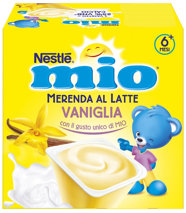 MIO MERENDA VANIGLIA 4 X 100 G - Farmacia Del Monaco