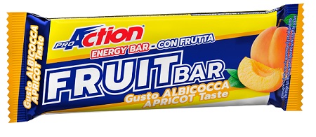 PROACTION FRUIT BAR BARRETTA ENERGETICA ALL'ALBICOCCA 40 G - Farmacia Del Monaco