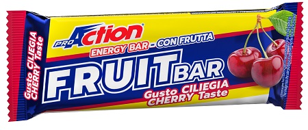 PROACTION FRUIT BAR BARRETTA ENERGETICA ALLA CILIEGIA 40 G - Farmacia Del Monaco